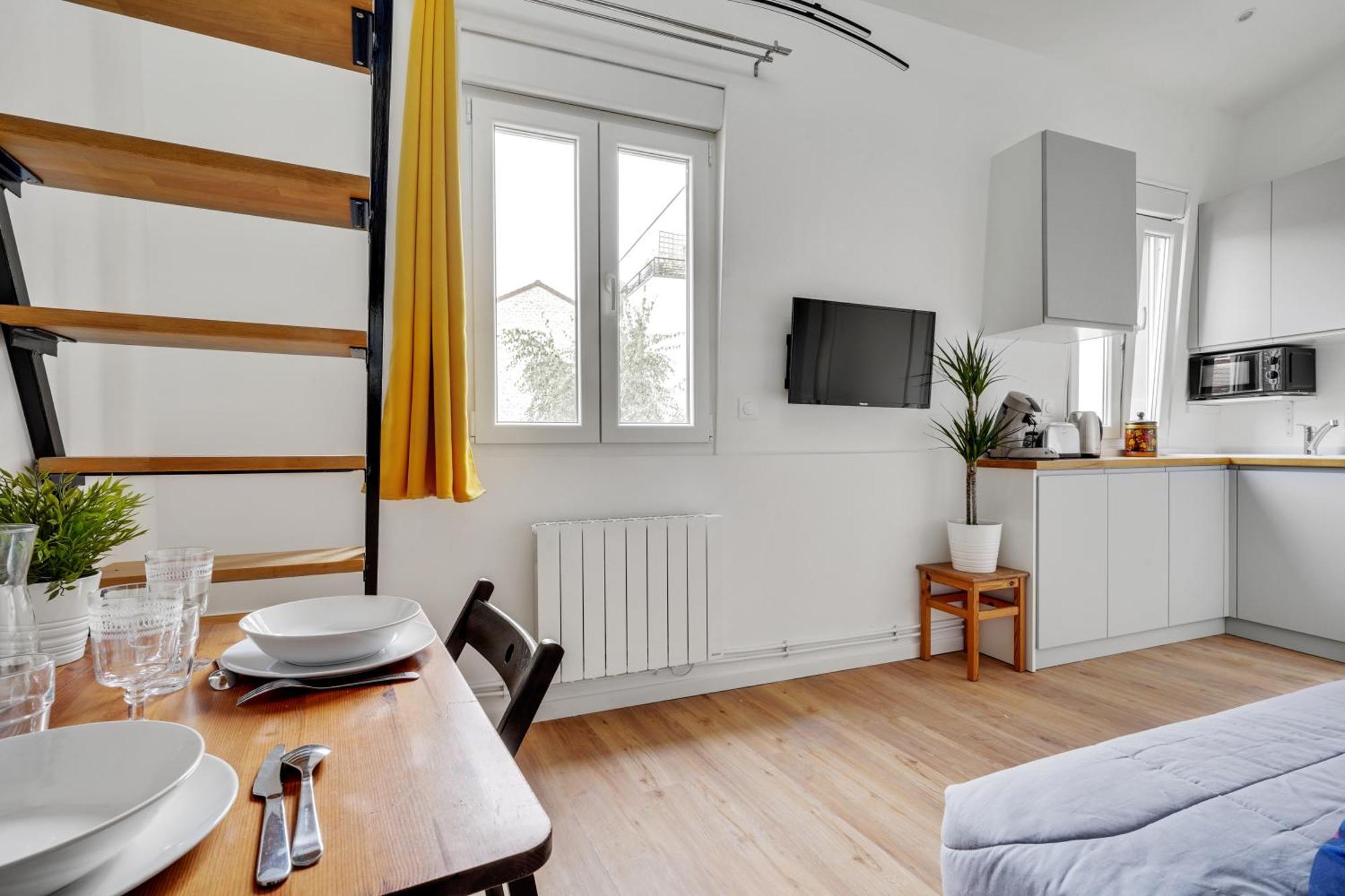 Studio Avec Mezzanine - Wifi - Proche Paris Montreuil  Luaran gambar